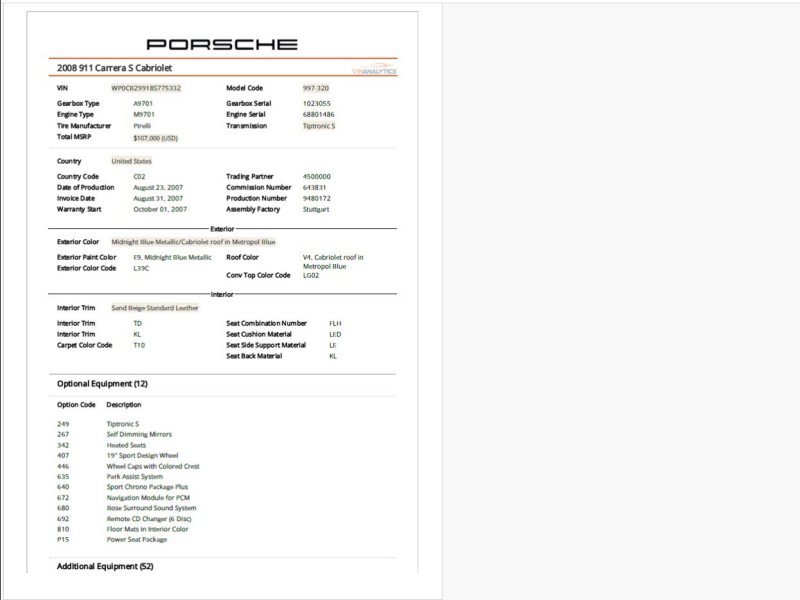Used 2008 Porsche 911 Carrera S RWD image 2