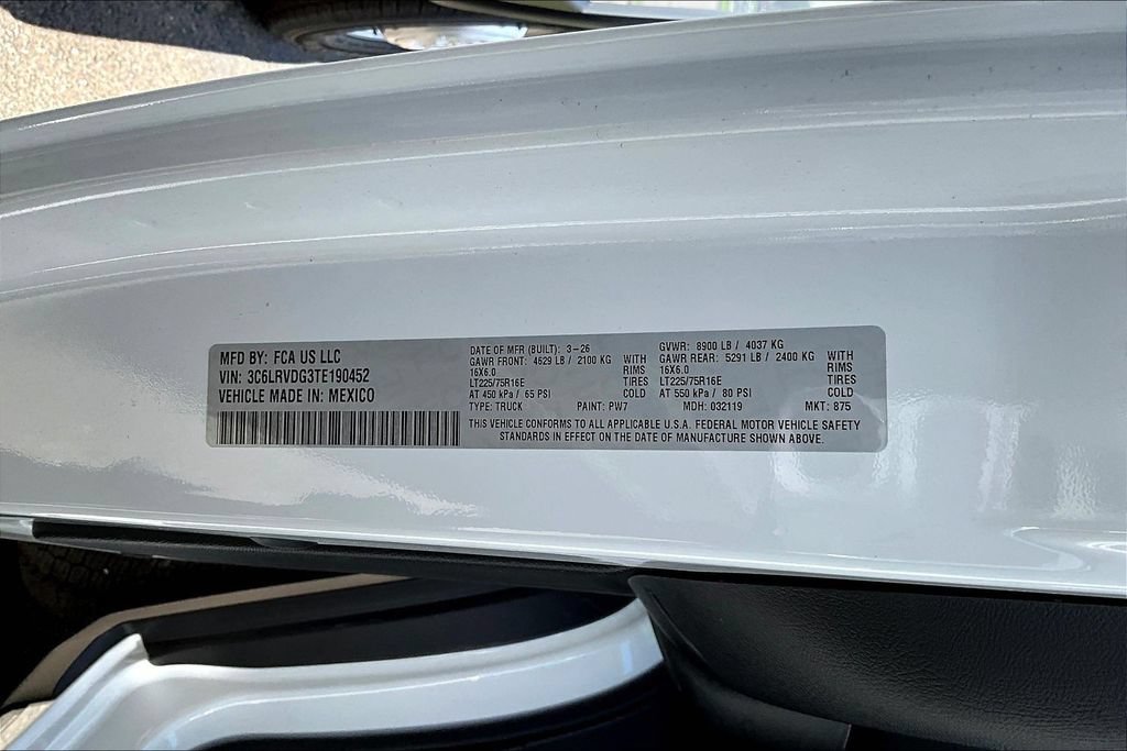 New 2026 RAM ProMaster 2500 w/ Convenience Group FWD image 13