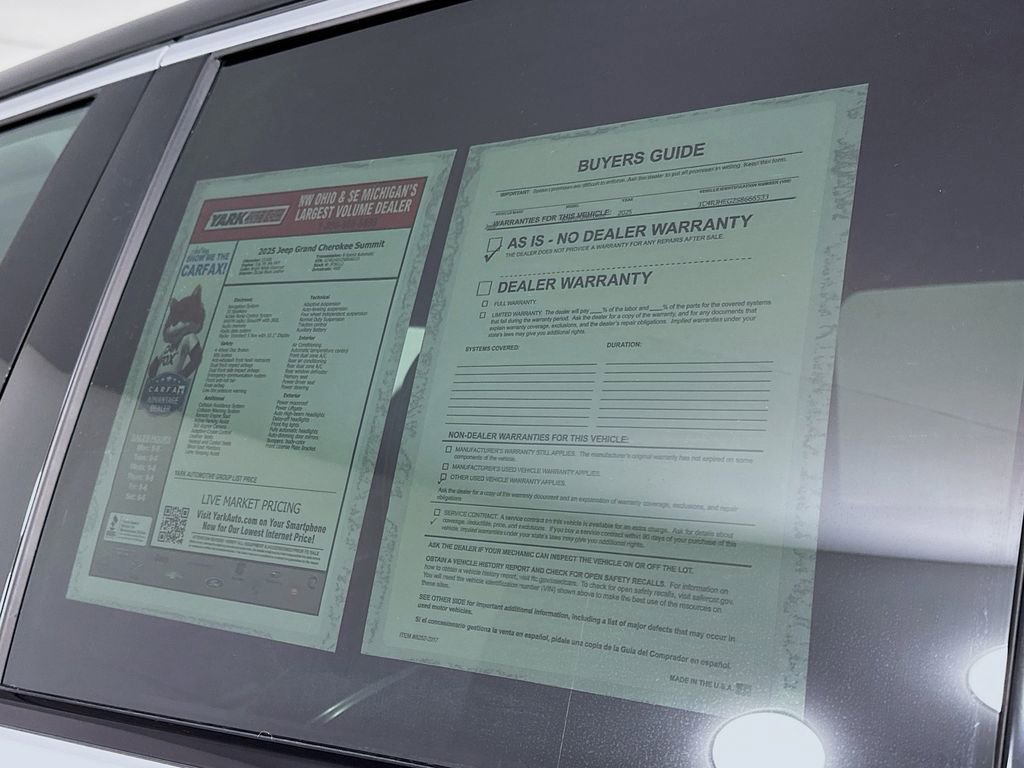 Certified 2025 Jeep Grand Cherokee Summit image 13