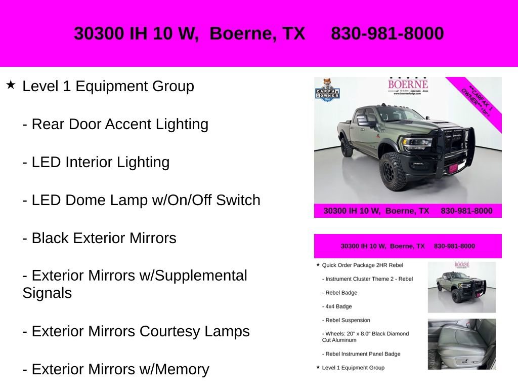 Used 2024 RAM 2500 Rebel w/ Towing Technology Group image 44