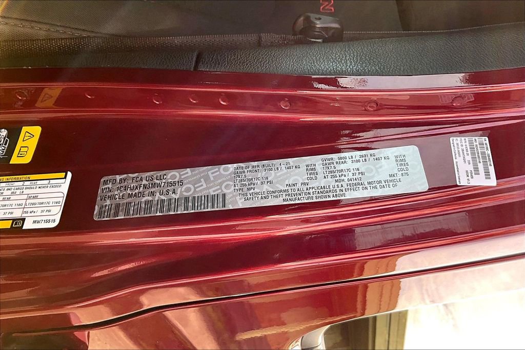 Used 2021 Jeep Wrangler Unlimited Rubicon image 35