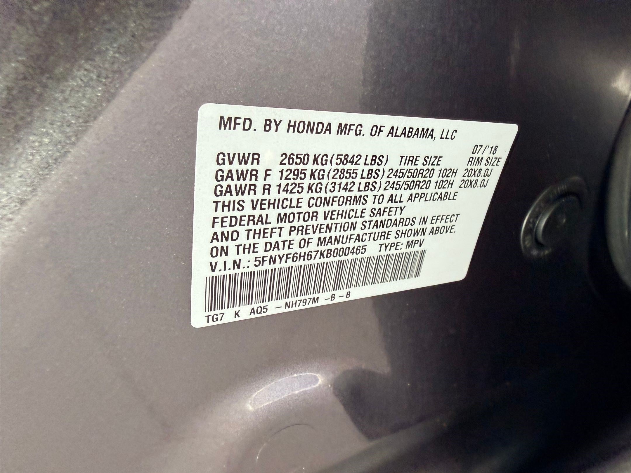 Used 2019 Honda Pilot Touring image 19