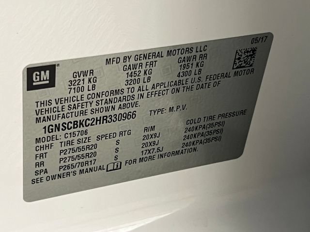 Used 2017 Chevrolet Tahoe LT RWD image 28