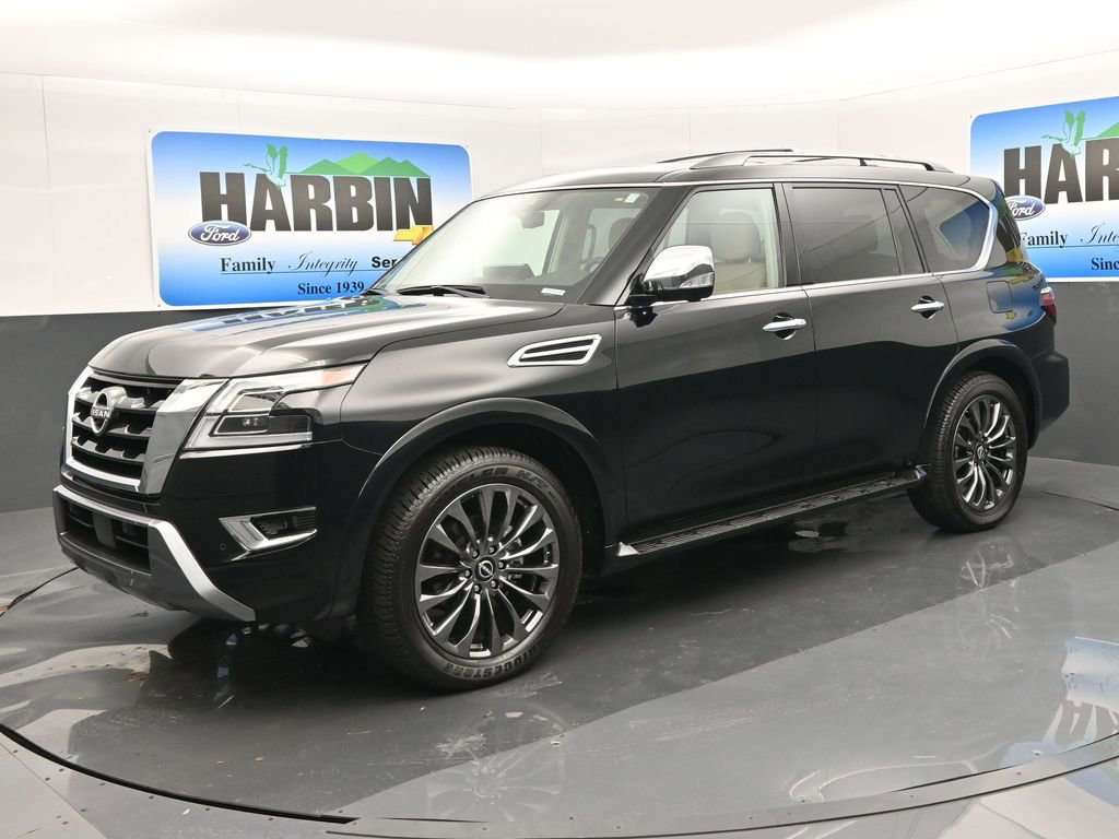 Used 2024 Nissan Armada Platinum w/ Captain's Chairs Package video 1