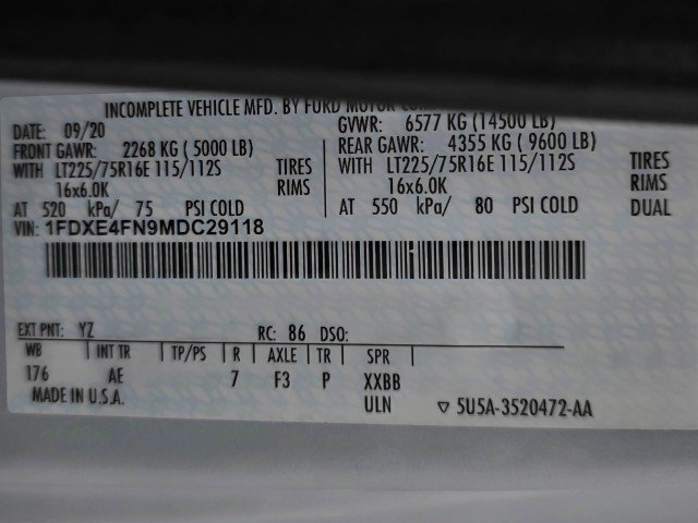 Used 2021 Ford E-450 and Econoline 450 Super Duty w/ Power Windows & Locks Group RWD image 33