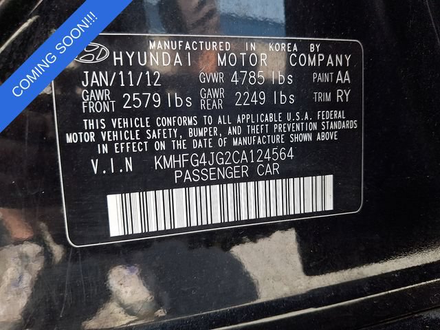 Used 2012 Hyundai Azera FWD image 28