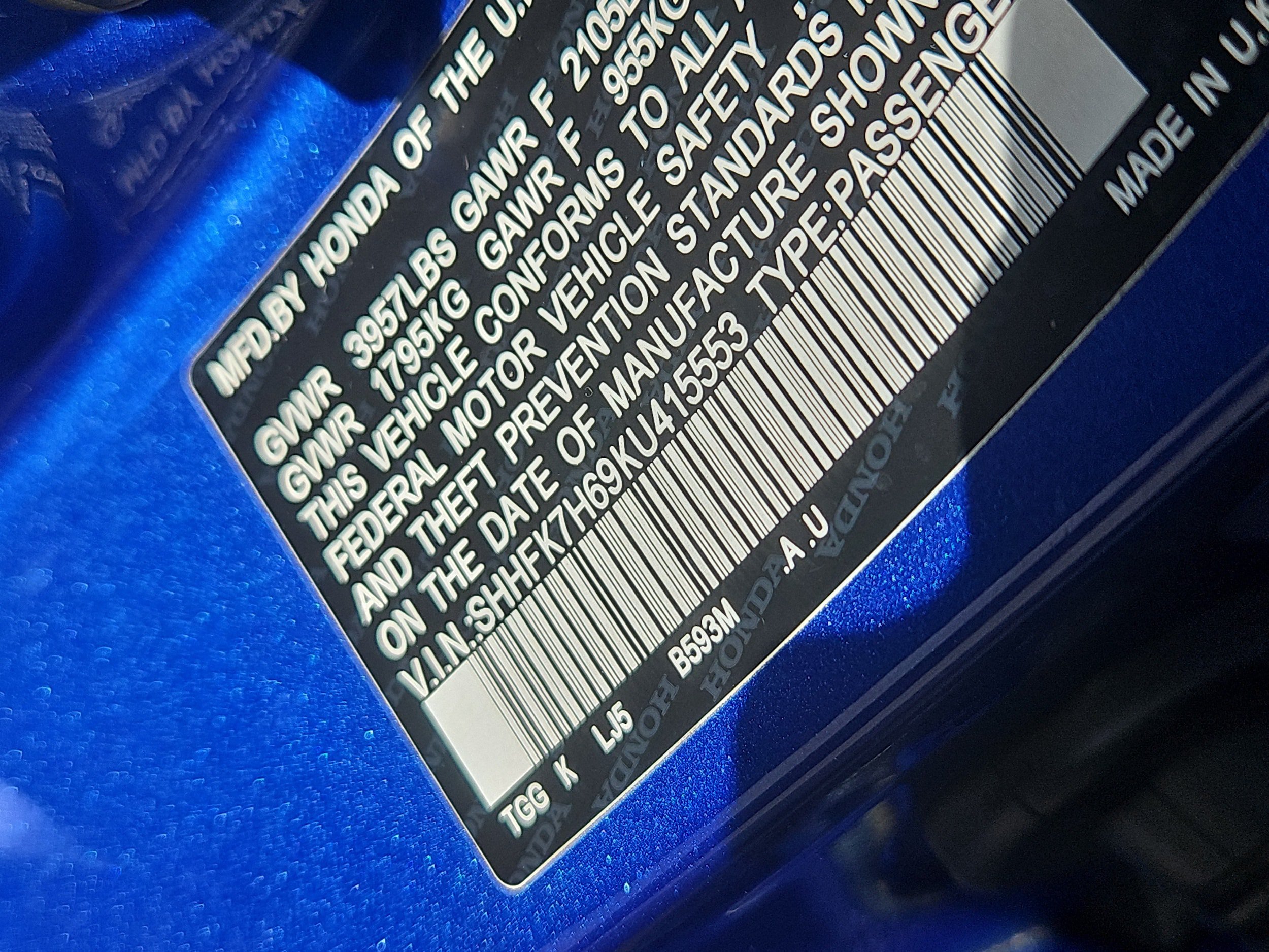 Used 2019 Honda Civic EX image 30