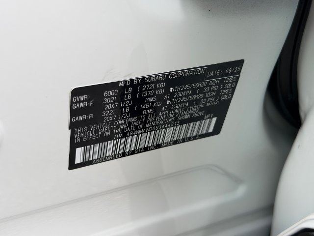 Certified 2025 Subaru Ascent Bronze Edition AWD/4WD image 24