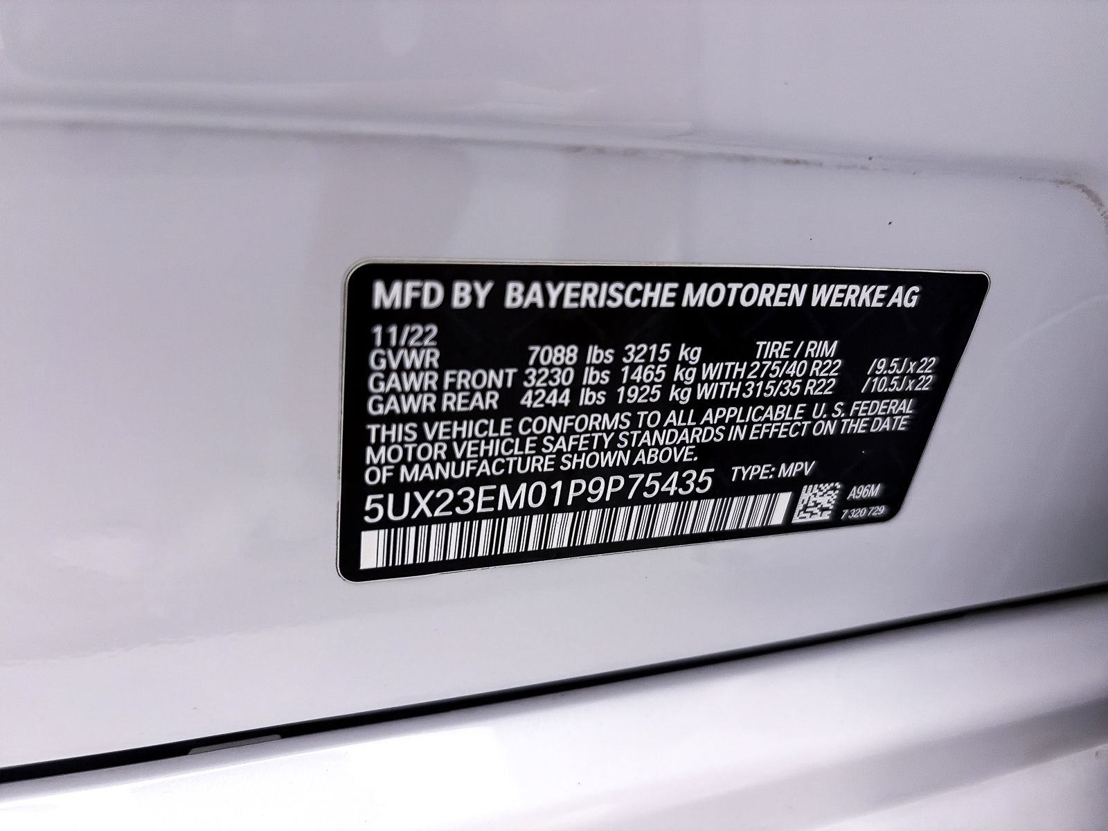 Used 2023 BMW X7 xDrive40i w/ M Sport Package AWD/4WD image 41