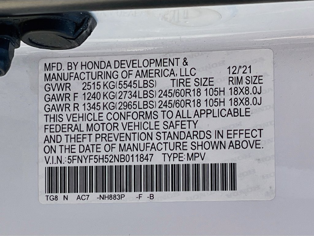 Used 2022 Honda Pilot EX-L image 33