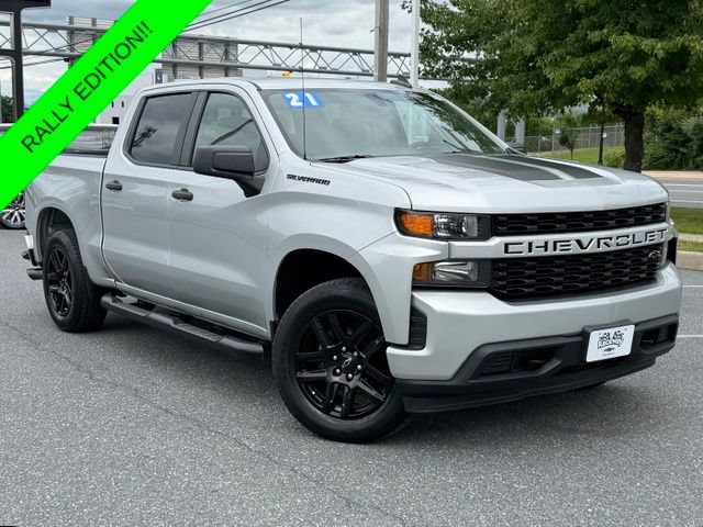Used 2021 Chevrolet Silverado 1500 Custom w/ Rally Edition AWD/4WD image 1