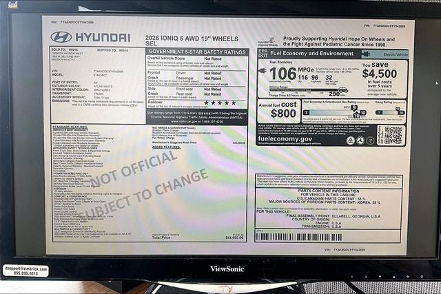 New 2026 Hyundai Ioniq 5 SEL AWD/4WD image 18