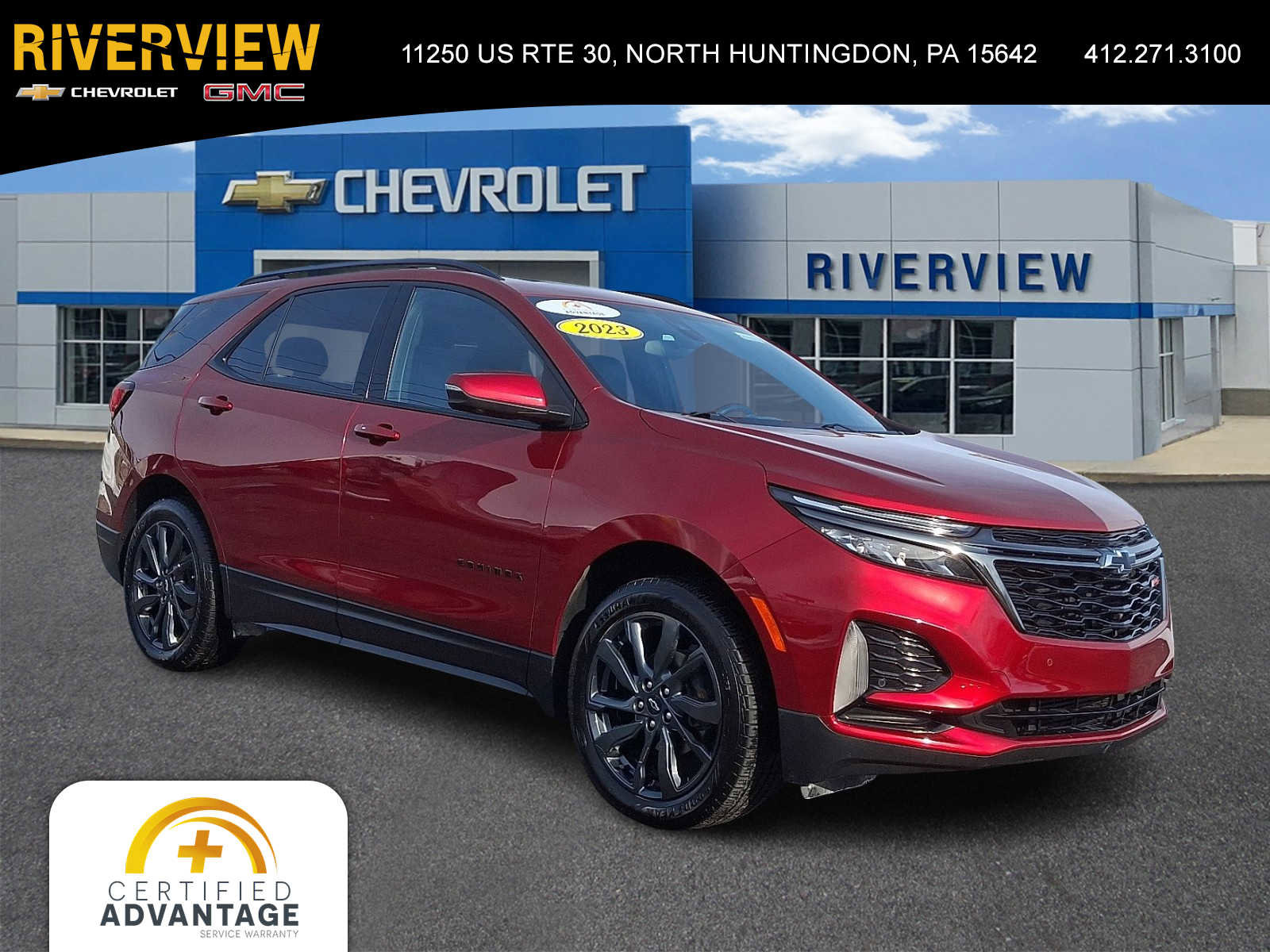 Used 2023 Chevrolet Equinox RS w/ RS Leather Package