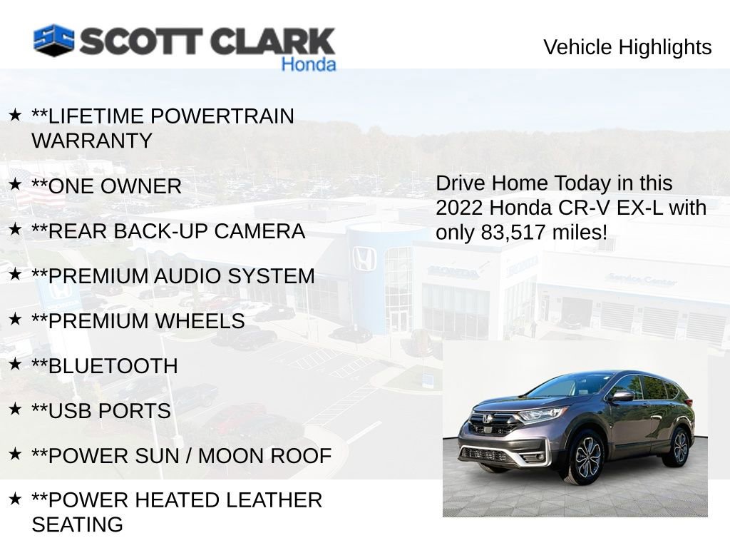 Used 2022 Honda CR-V EX-L image 11