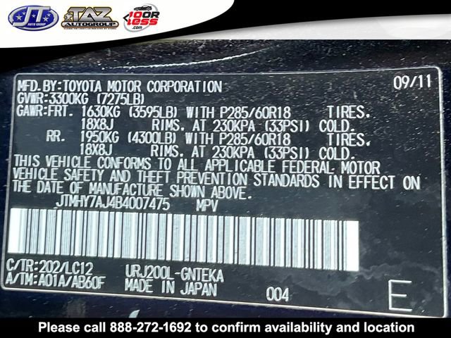 Used 2011 Toyota Land Cruiser w/ Upgrade Pkg AWD/4WD image 20