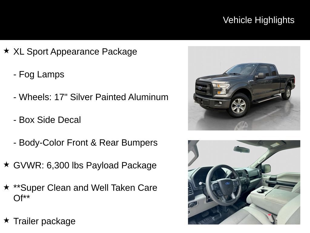 Used 2016 Ford F150 XL w/ Equipment Group 101A Mid AWD/4WD image 6