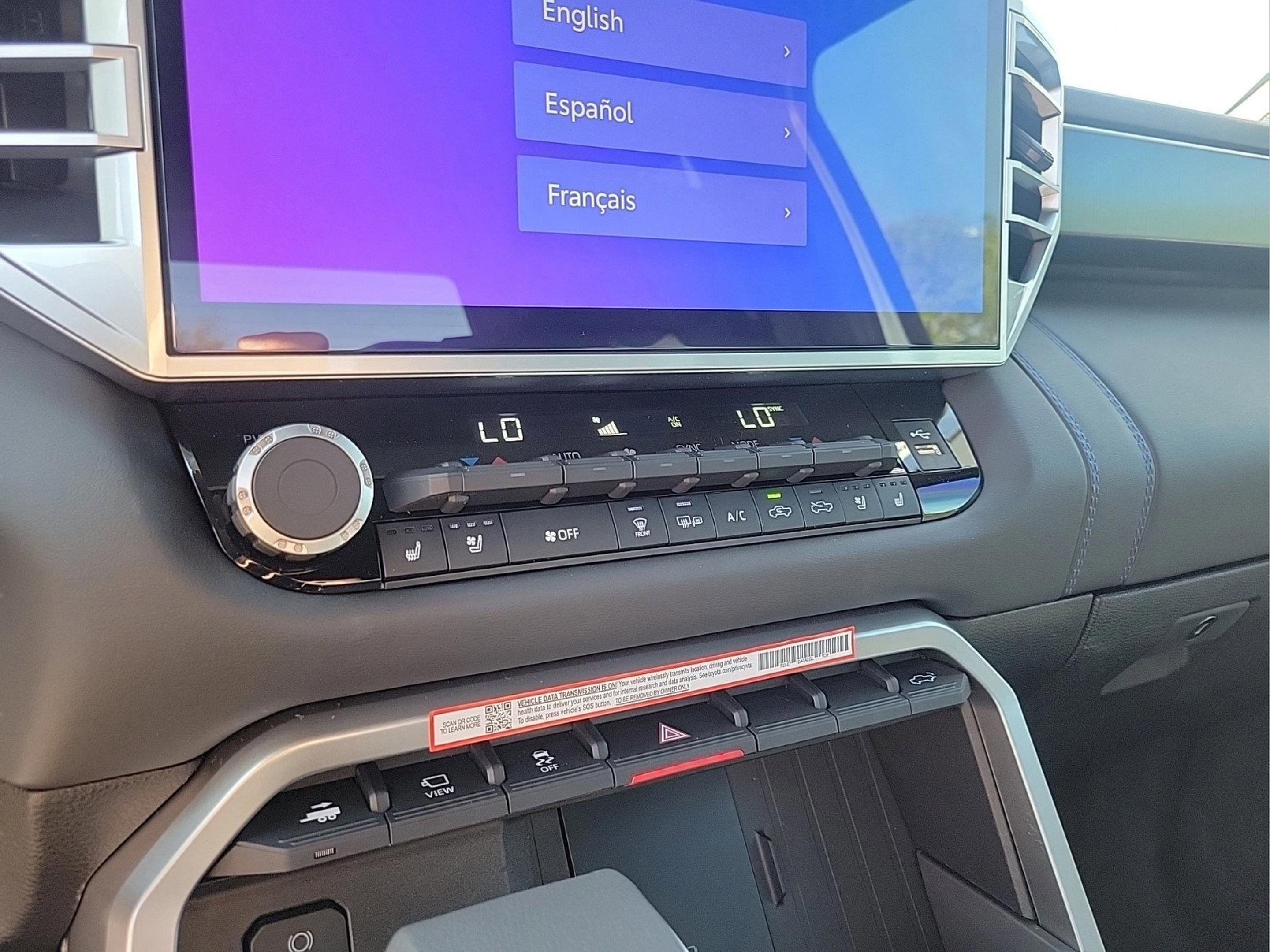 New 2025 Toyota Tundra Platinum image 16