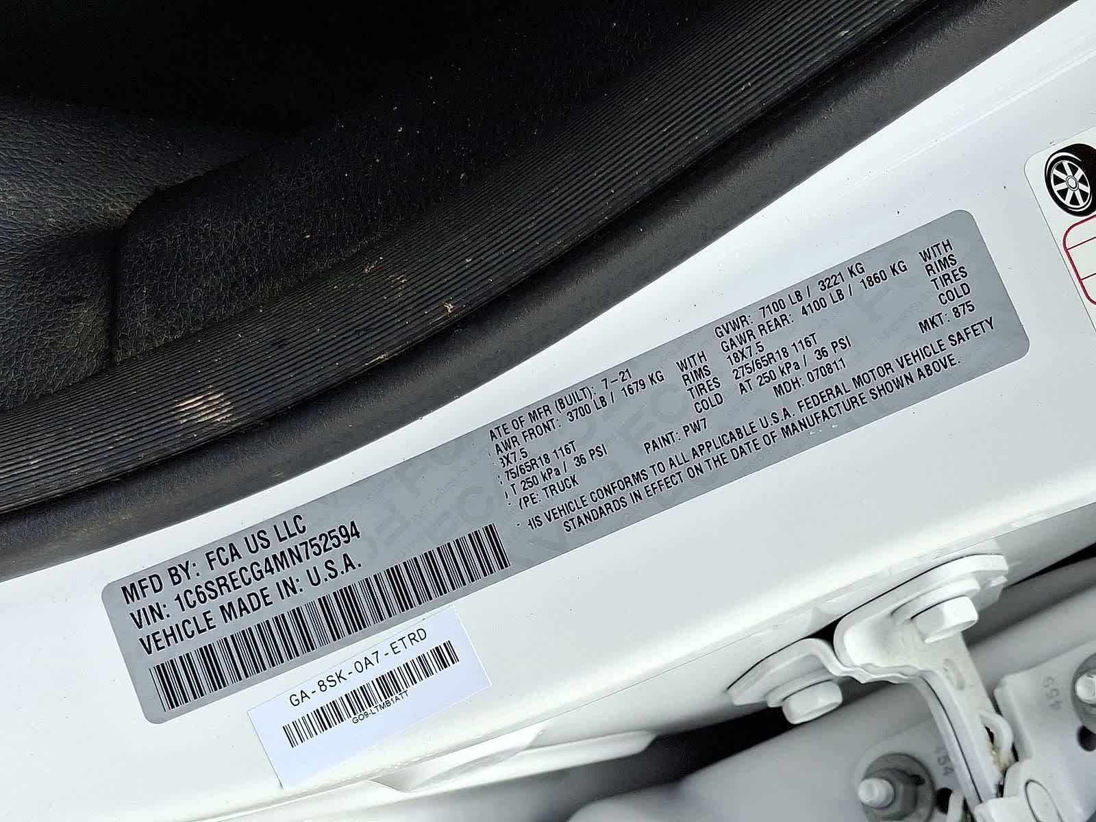 Used 2021 RAM 1500 Tradesman RWD image 38