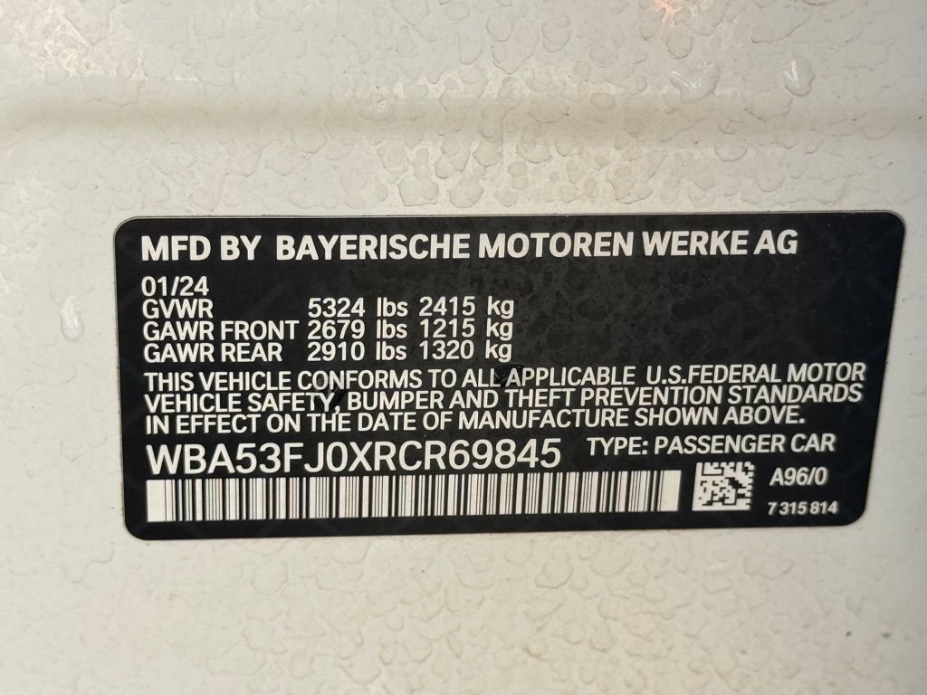 Certified 2024 BMW 530i xDrive AWD/4WD image 34