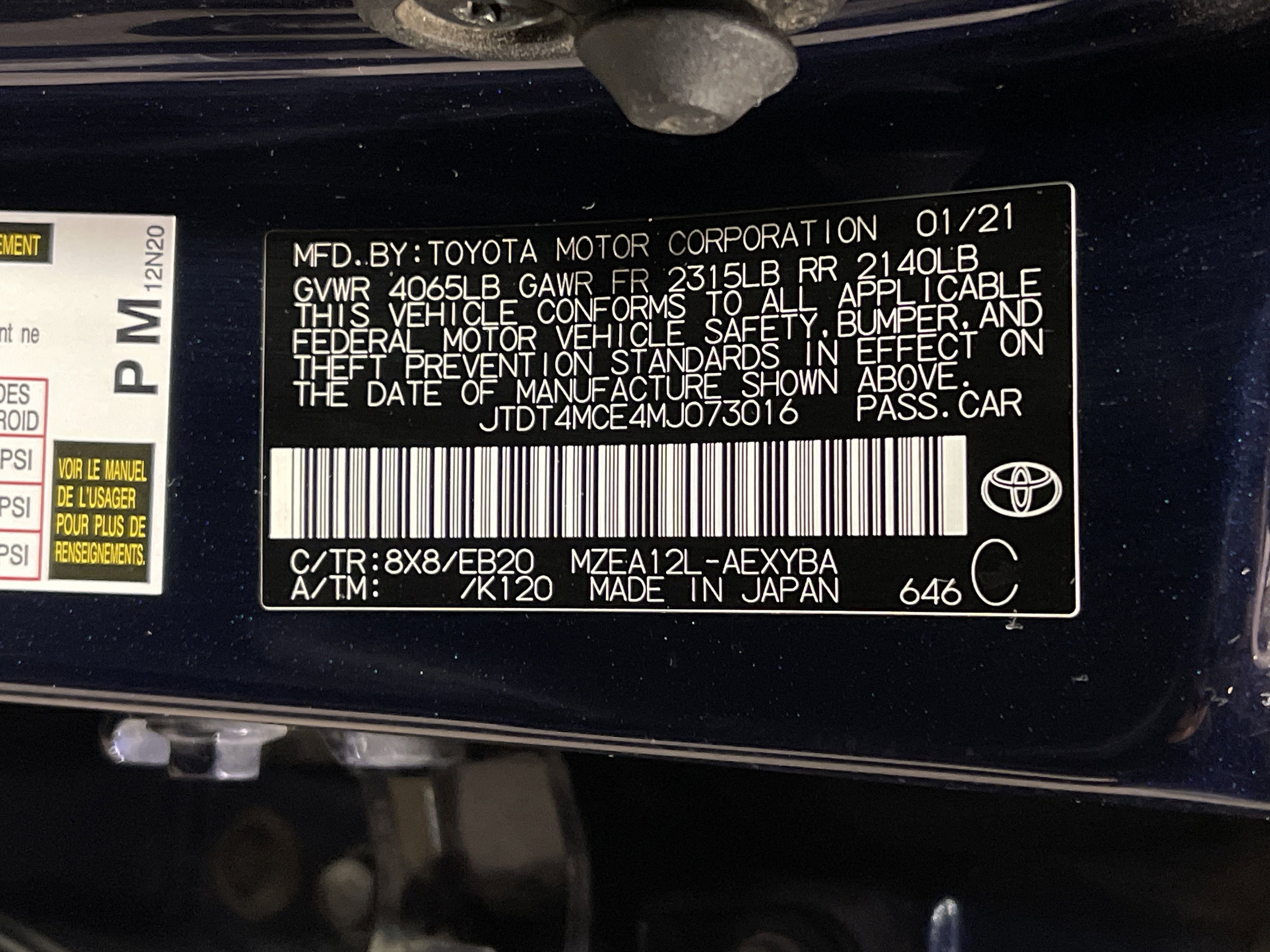 Used 2021 Toyota Corolla XSE image 26