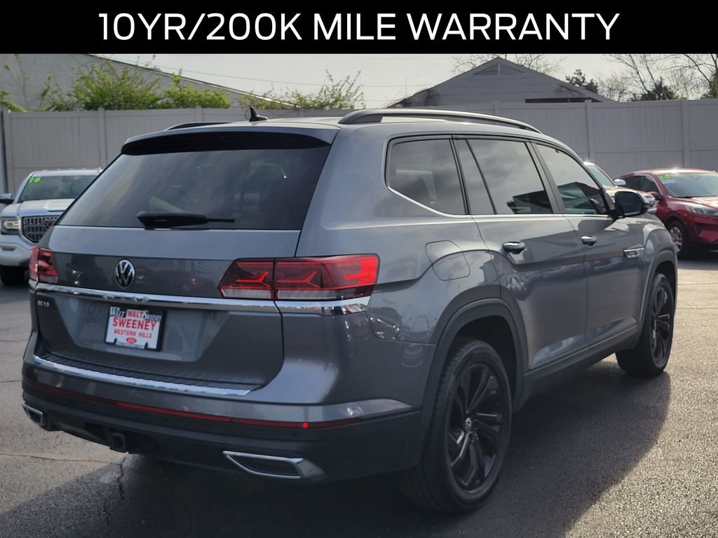 Used 2022 Volkswagen Atlas SE w/ Black Wheel Package FWD image 4