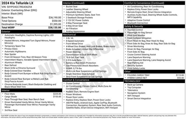 Certified 2024 Kia Telluride LX FWD image 15