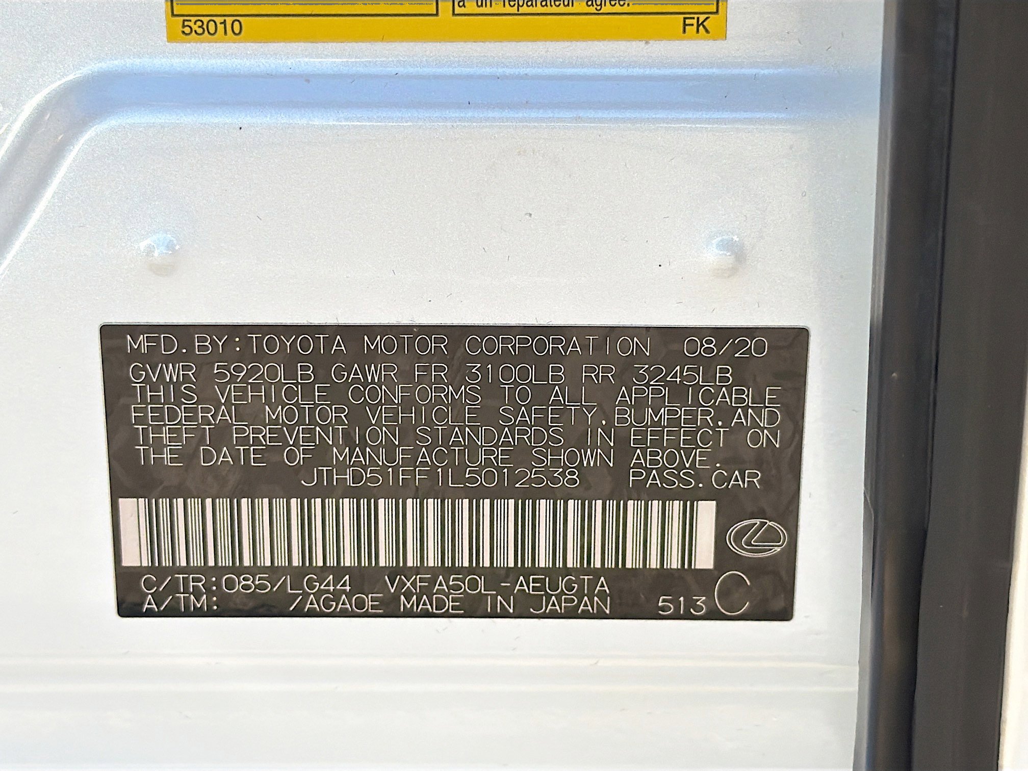 Used 2020 Lexus LS 500 w/ Interior Upgrade Package image 44