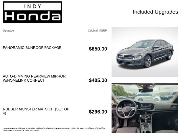 Used 2024 Volkswagen Jetta SE w/ Panoramic Sunroof Package FWD image 4