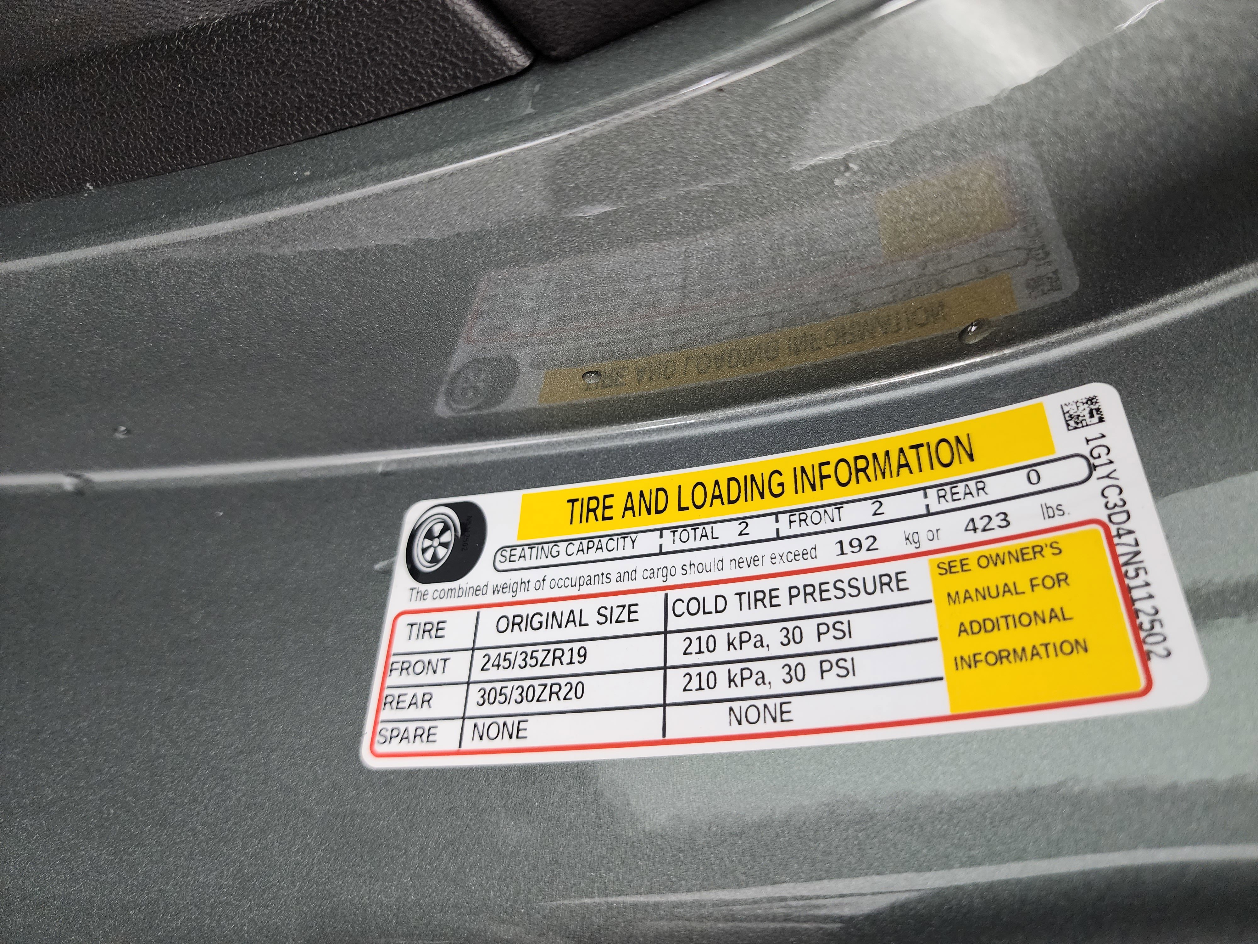 Used 2022 Chevrolet Corvette Stingray Premium Conv w/ Z51 Performance Package image 62