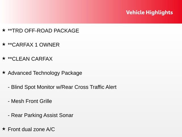 Used 2023 Toyota Tacoma TRD Off-Road w/ Technology Package image 8