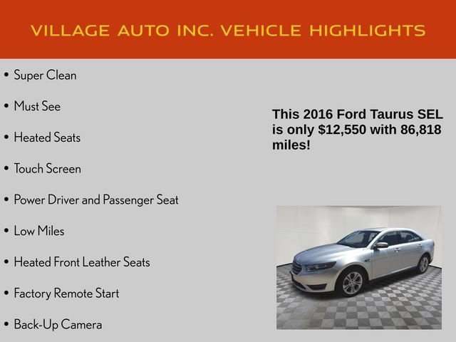 Used 2016 Ford Taurus SEL w/ Equipment Group 201A AWD/4WD image 7