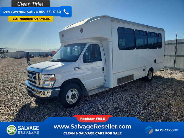Used 2017 Ford E-450 and Econoline 450 Super Duty w/ Shuttle Bus Prep Package RWD image 1