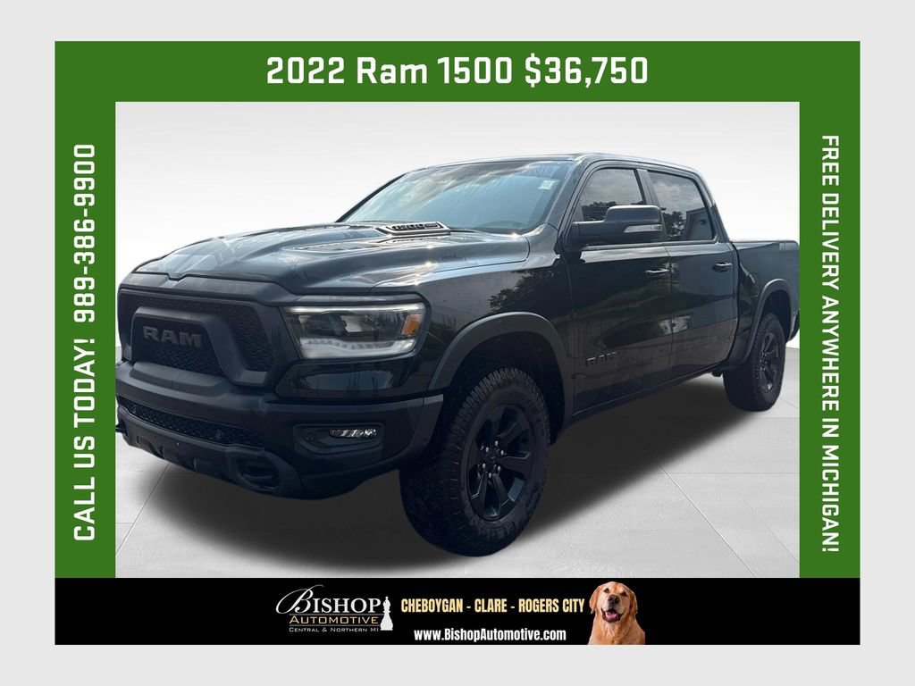 Used 2022 RAM 1500 Rebel w/ Rebel Level B Equipment Group AWD/4WD 360° Tour