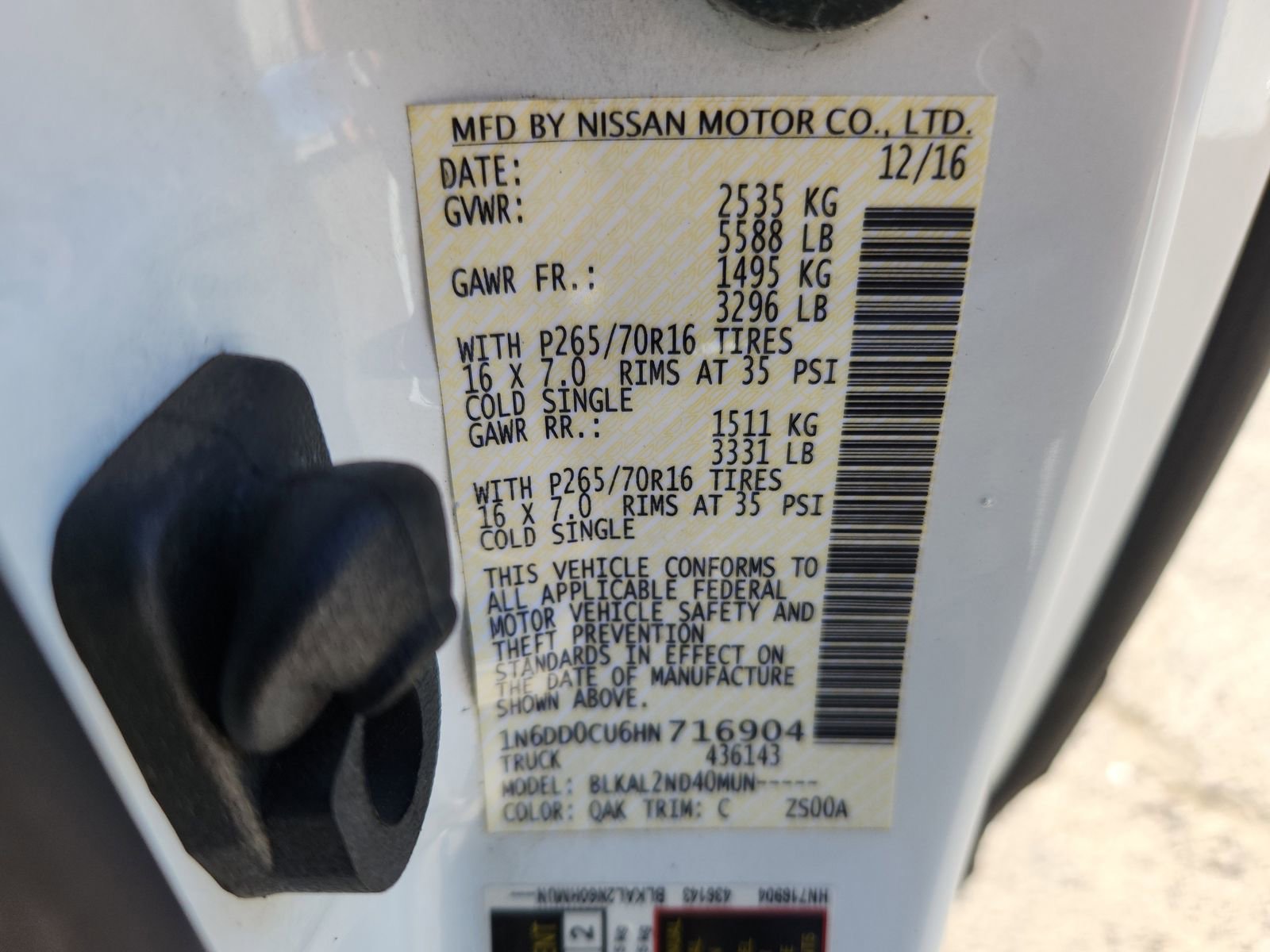 Used 2017 Nissan Frontier SV image 20