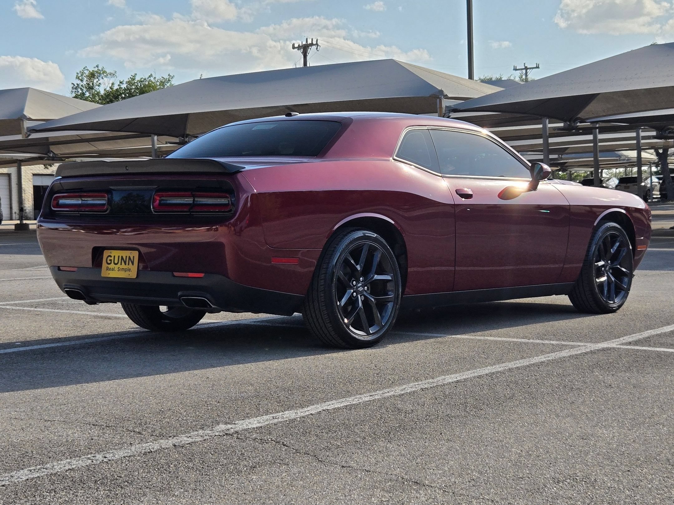 Used 2021 Dodge Challenger SXT w/ Blacktop Package RWD image 3