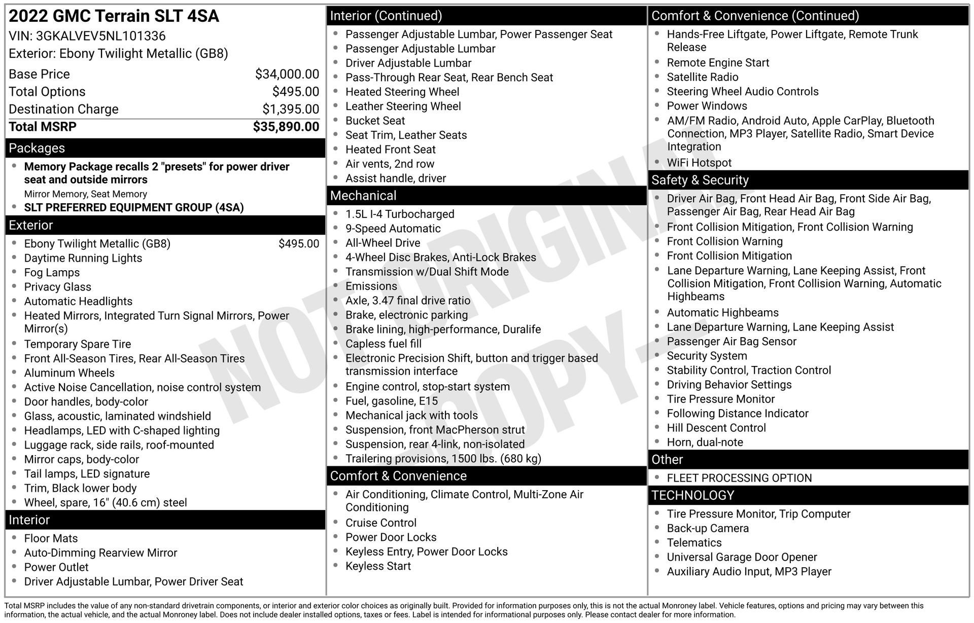 Certified 2022 GMC Terrain SLT image 4