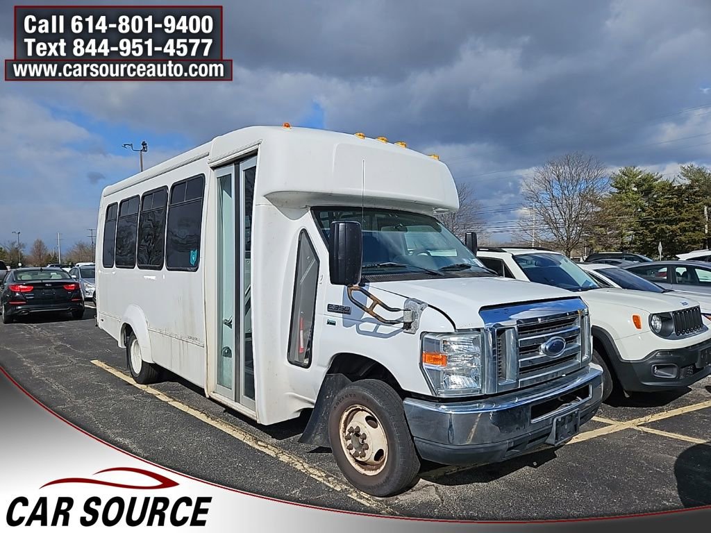 Used 2013 Ford E-350 and Econoline 350 Super Duty w/ Shuttle Bus Prep Pkg image 1