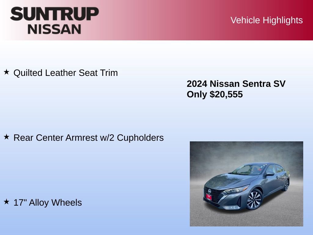 Used 2024 Nissan Sentra SV w/ SV Premium Package image 30