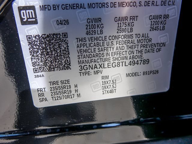 New 2026 Chevrolet Equinox RS w/ LPO, Floor Liner Package FWD image 27