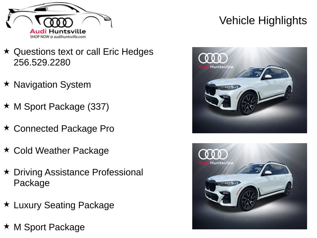 Used 2021 BMW X7 xDrive40i w/ M Sport Package image 6