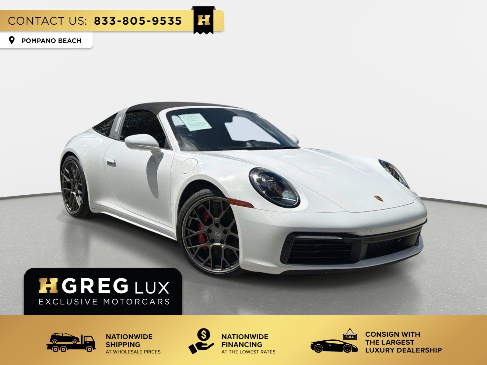 Used 2023 Porsche 911 Targa 4S AWD/4WD image 1