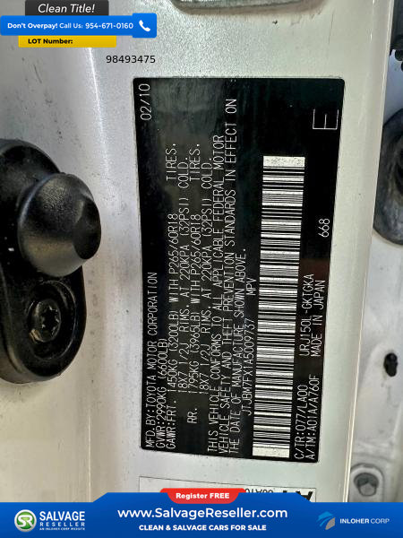 Used 2010 Lexus GX 460 image 13