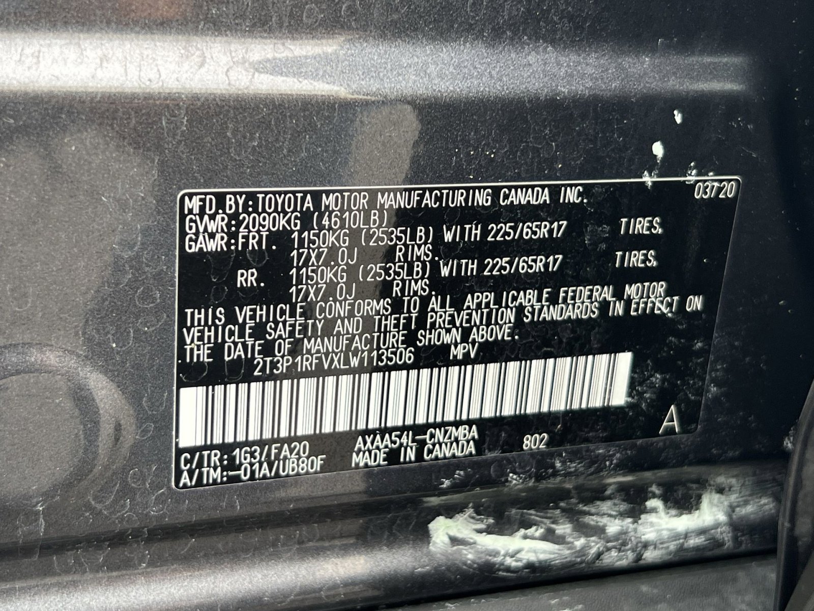 Used 2020 Toyota RAV4 XLE w/ Convenience Package AWD/4WD image 25