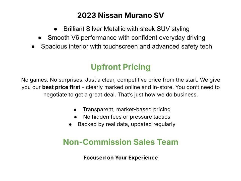Used 2023 Nissan Murano SV AWD/4WD image 3