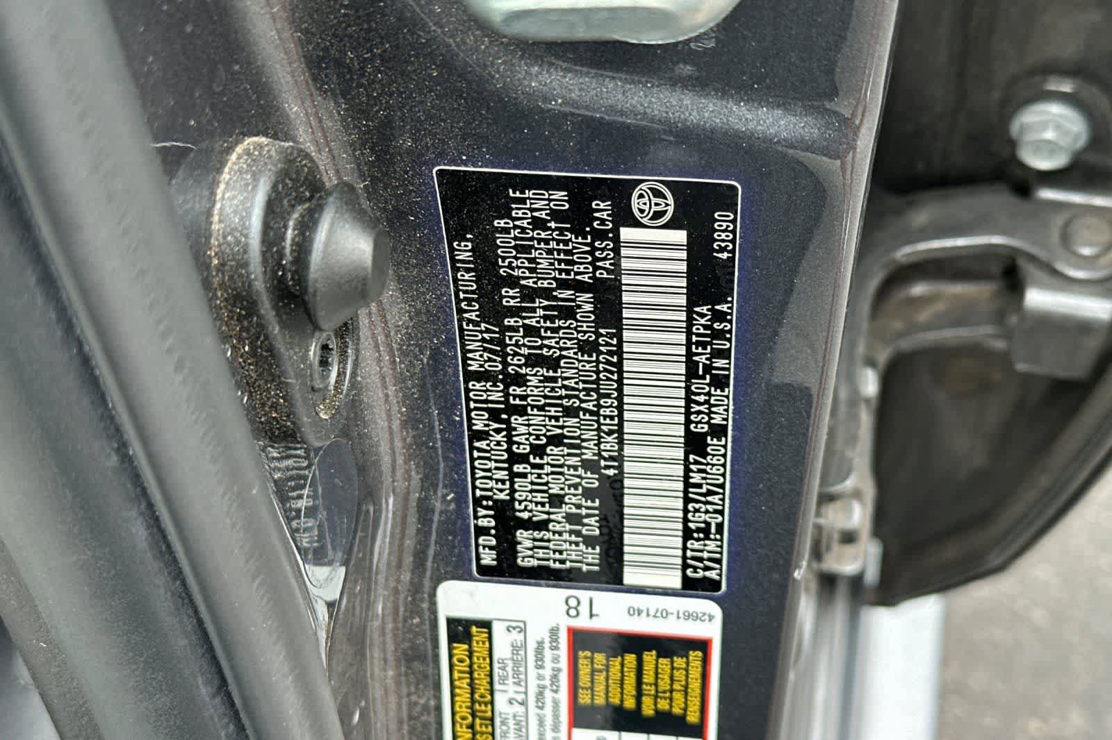 Used 2018 Toyota Avalon Limited w/ Carpet Mat Package FWD image 33