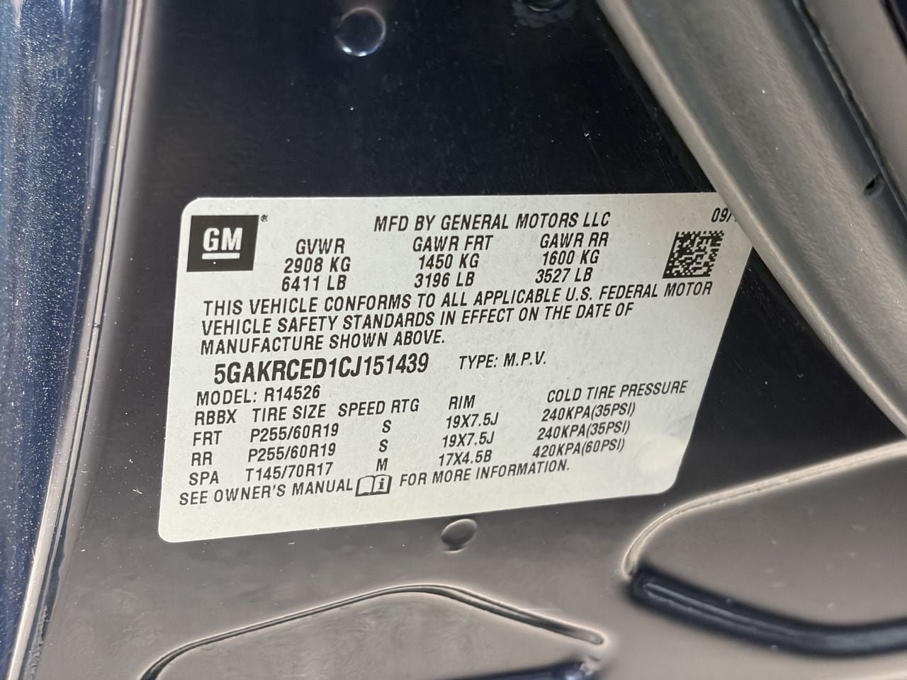 Used 2012 Buick Enclave Leather w/ LPO, Cargo Convenience Pkg FWD image 13