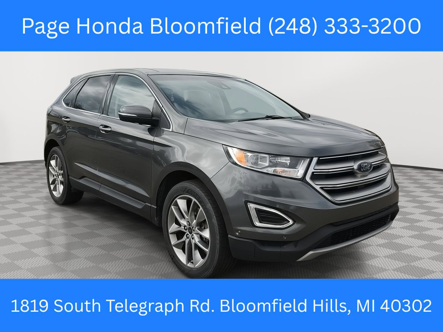 Used 2015 Ford Edge Titanium w/ Equipment Group 302A AWD/4WD image 1