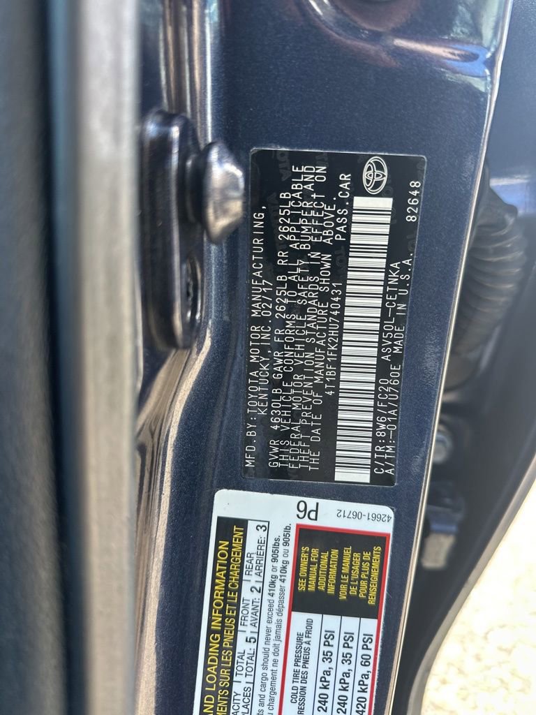 Used 2017 Toyota Camry LE image 31