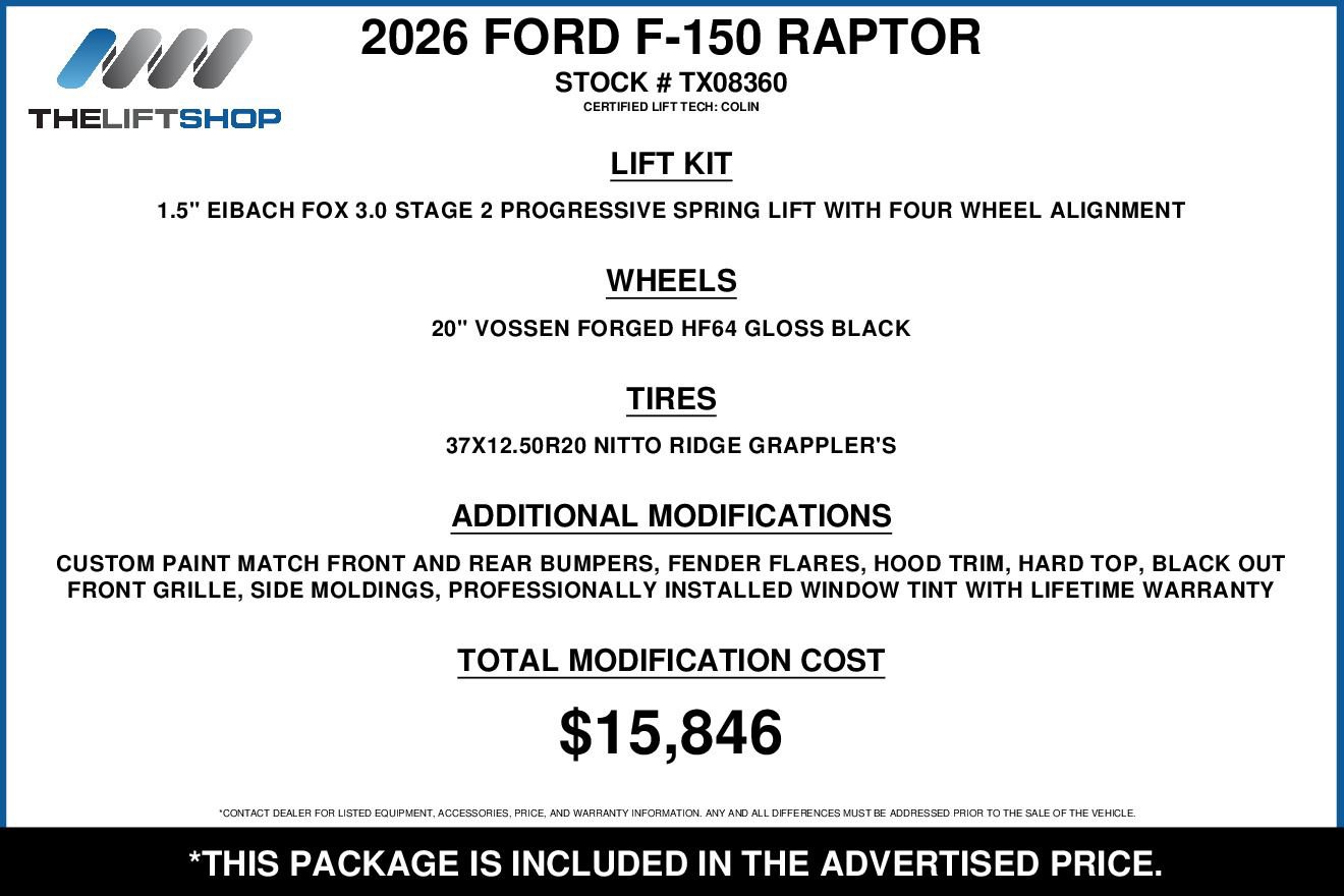 Used 2026 Ford F150 Raptor image 2