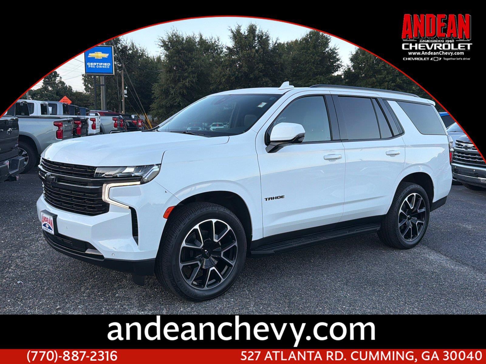 Used 2021 Chevrolet Tahoe RST w/ Luxury Package RWD image 1